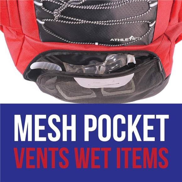 Swim Backpack - Swim Bag With Wet & Dry Compartments for Swimming, Beach,Camping - Picture 2 of 7